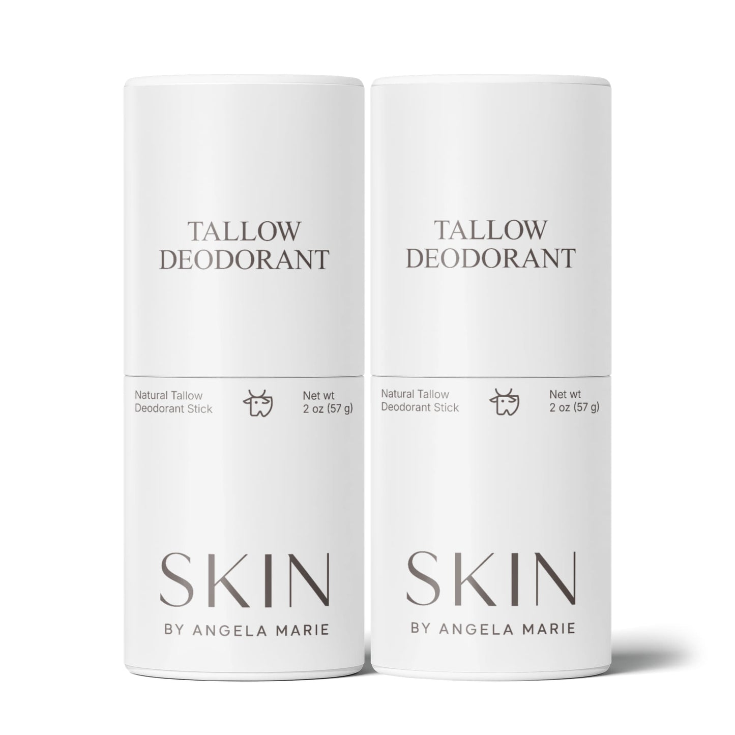 2 Pack Natural Tallow Deodorant