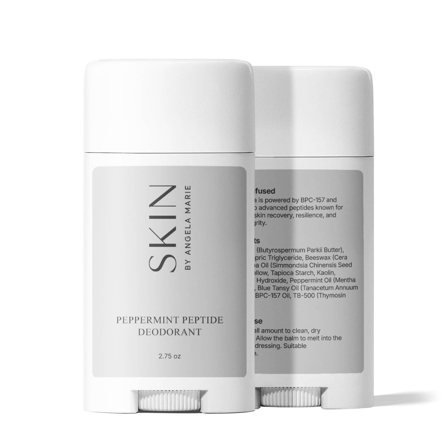 2 Pack Peptide Peppermint Deodorant
